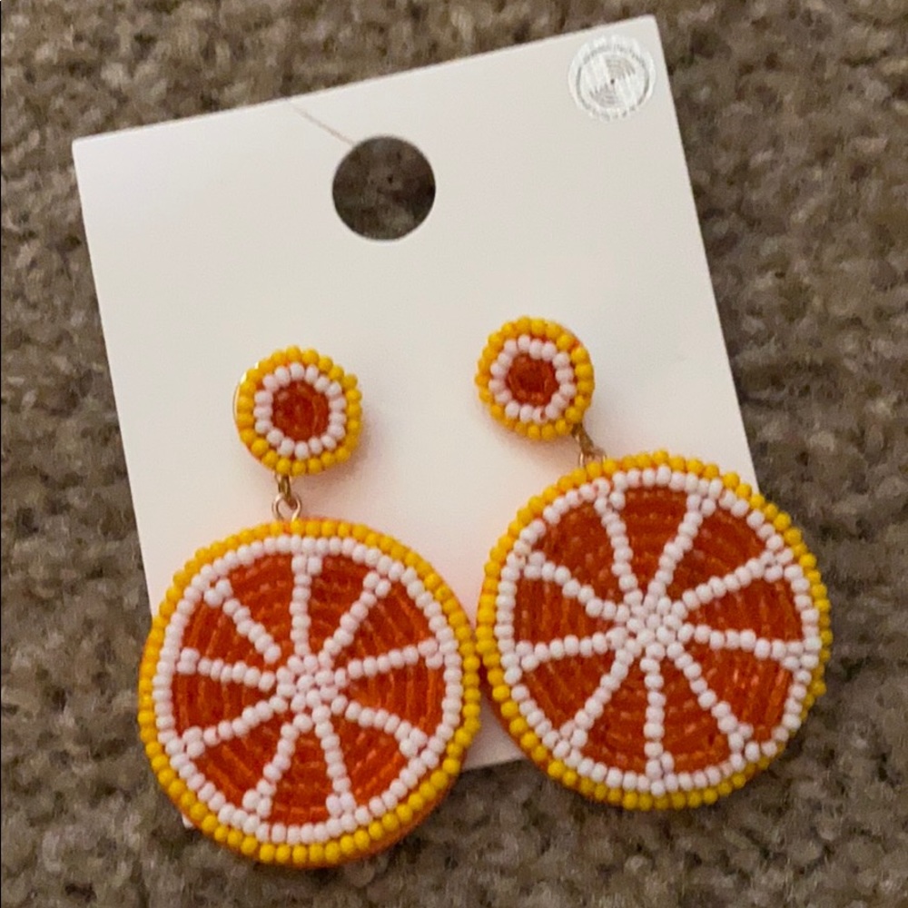 Orange Earrings
